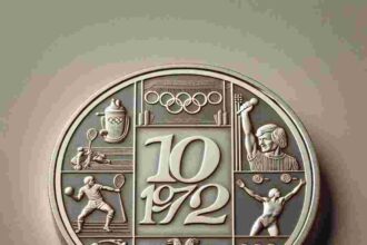 10 Dm Münze Olympische Spiele 1972