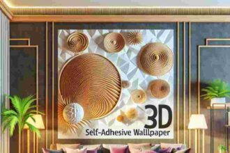 3D Tapete Selbstklebend Wohnzimmer