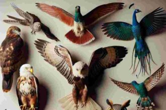 Ausgestopfte Vögel