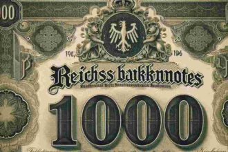 Reichsbanknote 1000 Mark 1910 Wert
