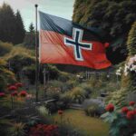 Reichskriegsflagge Im Garten
