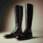 Reitstiefel Lack