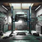 1 Säulen Hebebühne Gebraucht