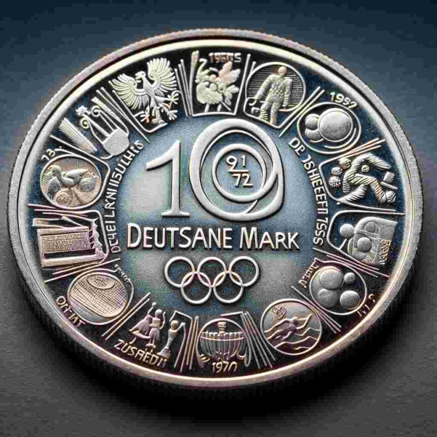 10 Dm Münze Olympiade 1972