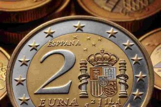 2 Euro Münze Espana 2002