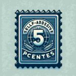 5 Cent Briefmarke Selbstklebend