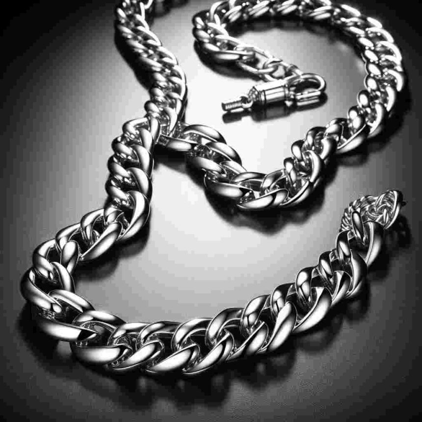 925 Silber Halskette Herren