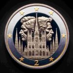 Belgische 2 Euro Münze Fehlprägung