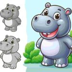 Ü-Ei Figuren Happy Hippo