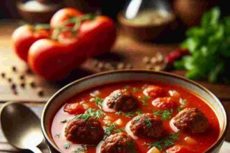 Unox Tomatensuppe Mit Fleischklößchen