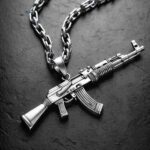 Ak 47 Kette Silber