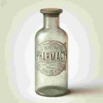 Alte Apothekerflasche