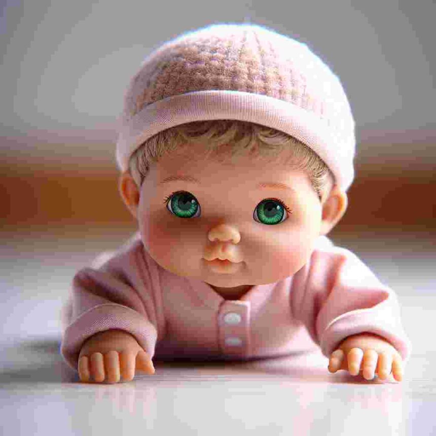 Baby Born Puppe Krabbeln