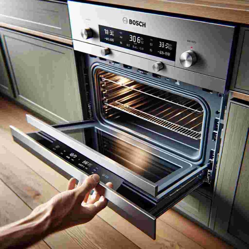 Backwagen Bosch Einbau Backofen Autark Herd Einbauherd Ausfahrbar Softeinzug