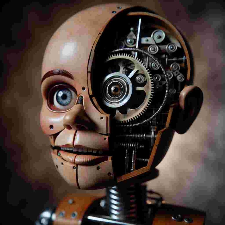 Bauchrednerpuppe Mit Augenmechanik