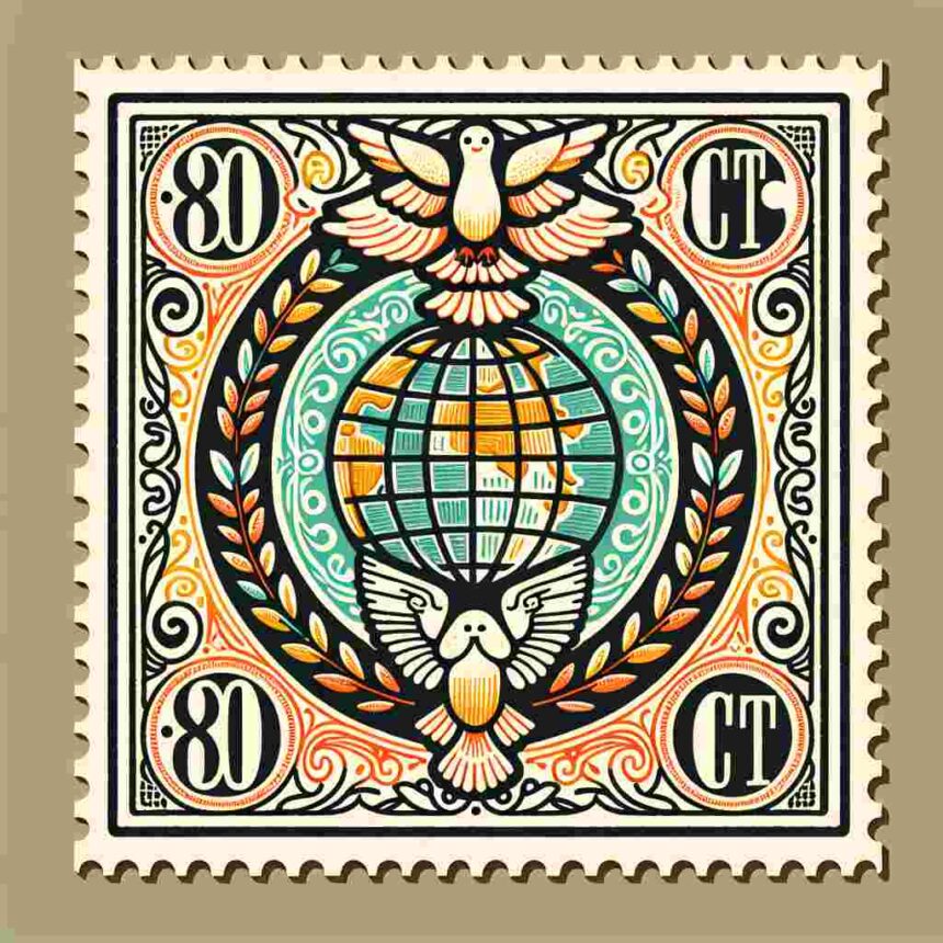 Briefmarke 80 Ct