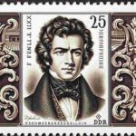 Briefmarke Ddr Felix Mendelssohn Bartholdy