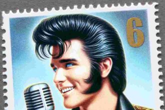 Briefmarke Elvis Presley