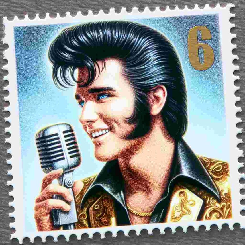 Briefmarke Elvis Presley