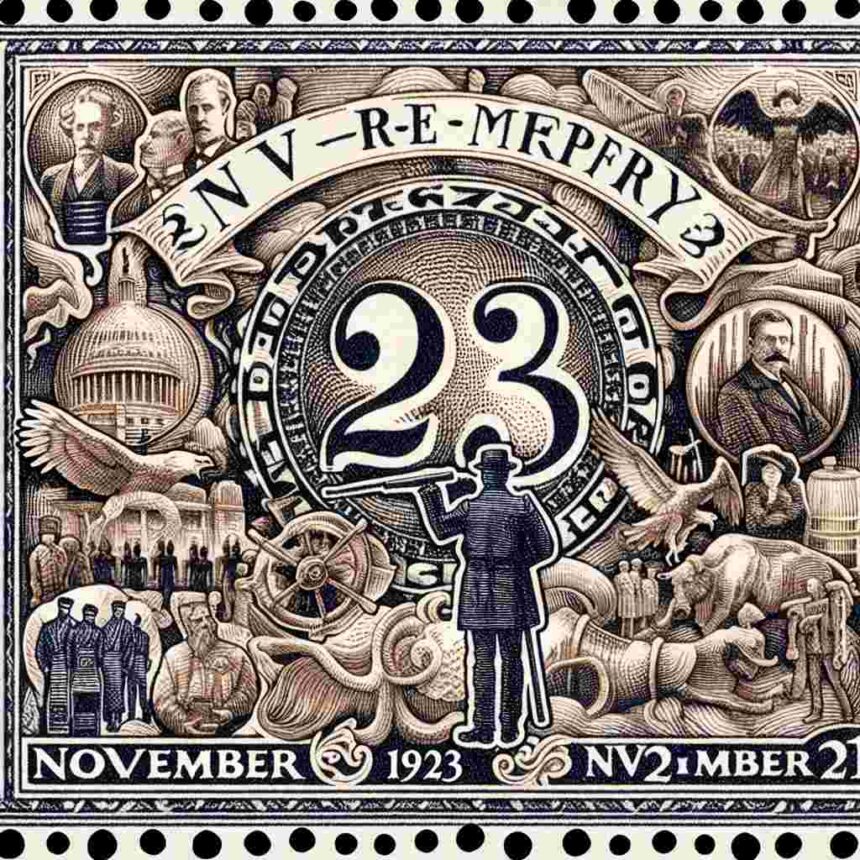 Briefmarke Gedenke Des 9 November 1923 Wert