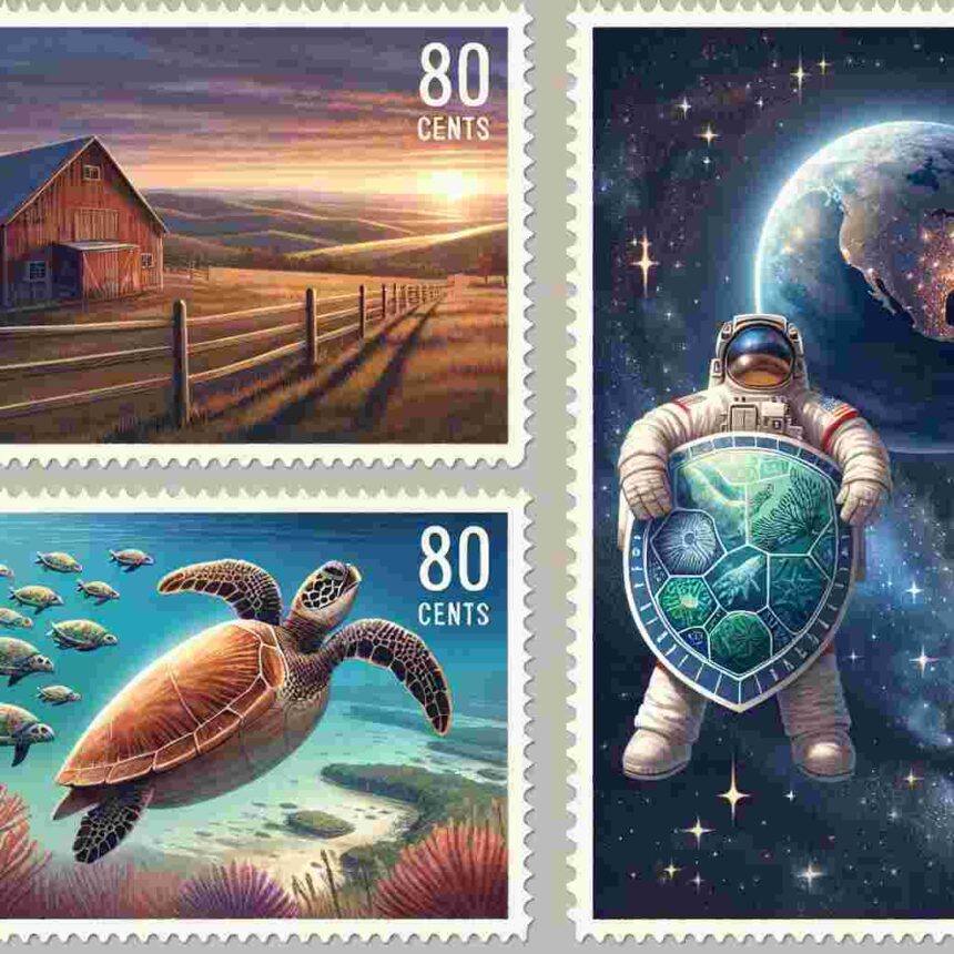 Briefmarken Motive 80 Cent