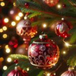 Christbaumschmuck Rot Glas