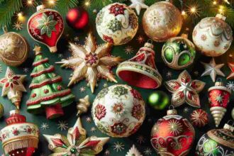 Christbaumschmuck Set Kunststoff