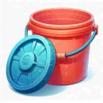 Eimer Mit Deckel 20 L