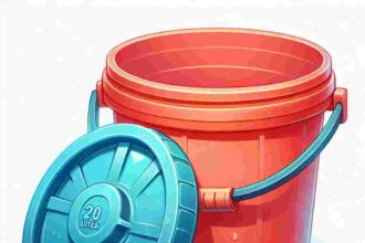 Eimer Mit Deckel 20 L