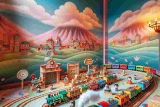 Elektrische Eisenbahn Kinder