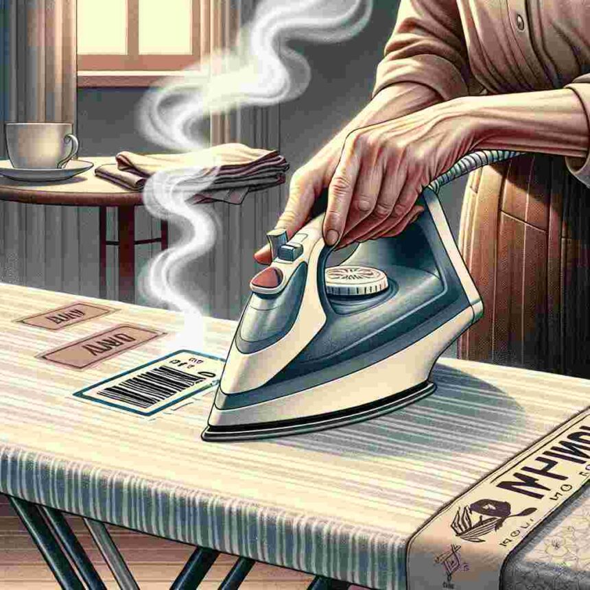 Etiketten Aufbügeln