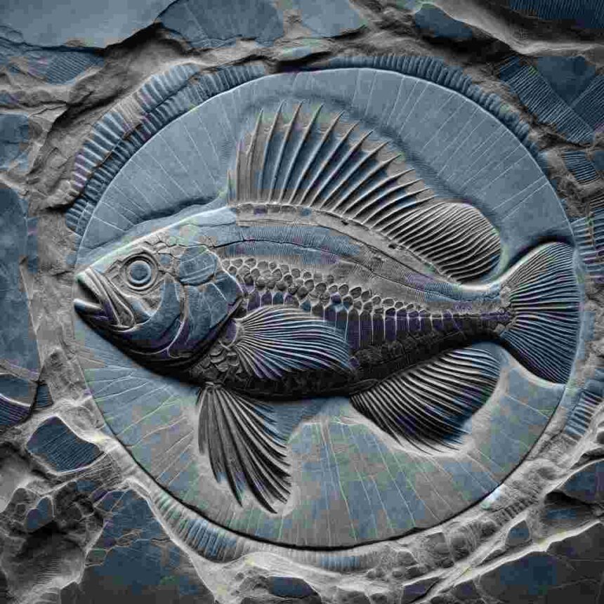 Fossiler Fisch