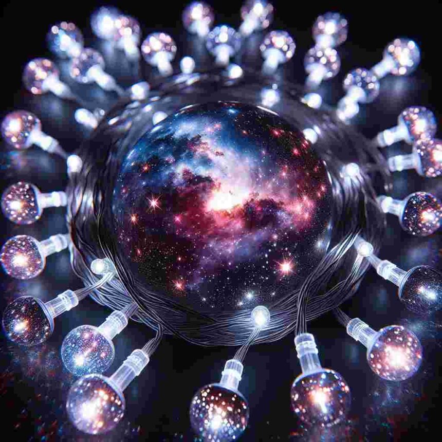 Galaxie Lichterkette 1000 Led