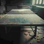 Gebrauchte Tischtennisplatte