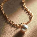 Gold Kette Mit Perle