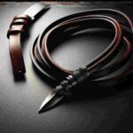 Herrenschmuck Halskette Leder