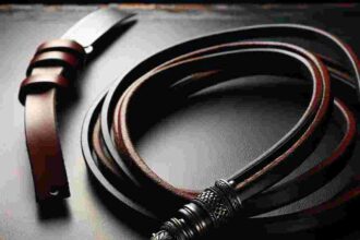 Herrenschmuck Halskette Leder