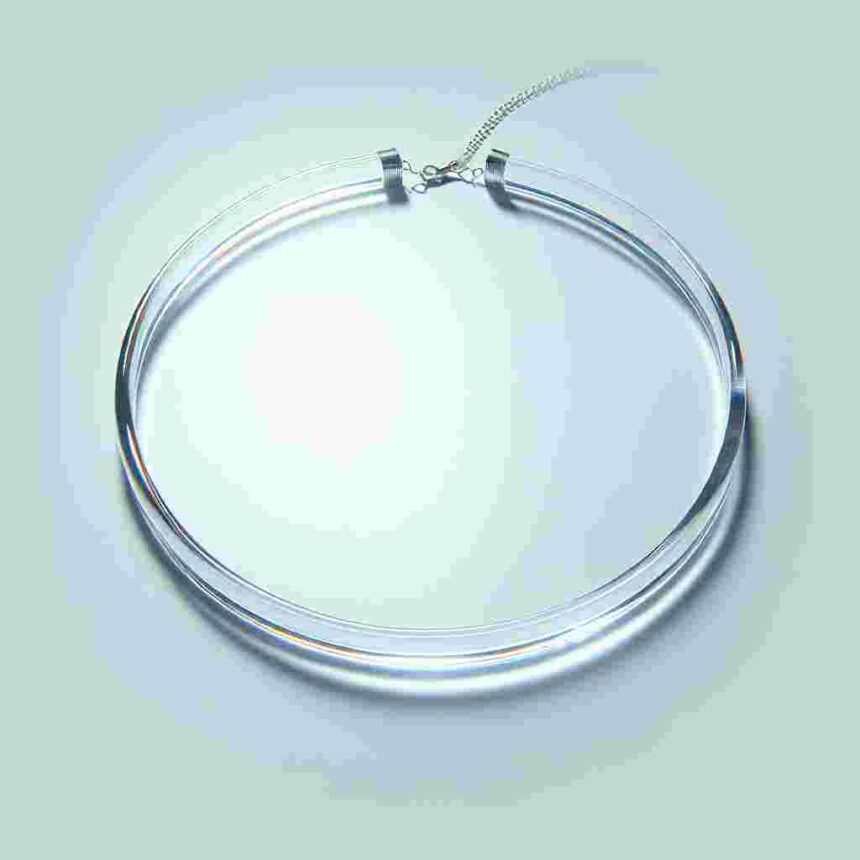 Kette Mit Durchsichtigem Band