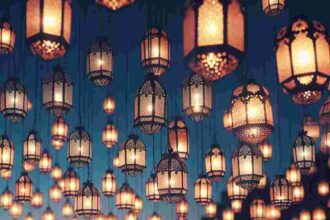 Laterne Lichterkette