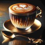 Latte Macchiato Löffel Gold