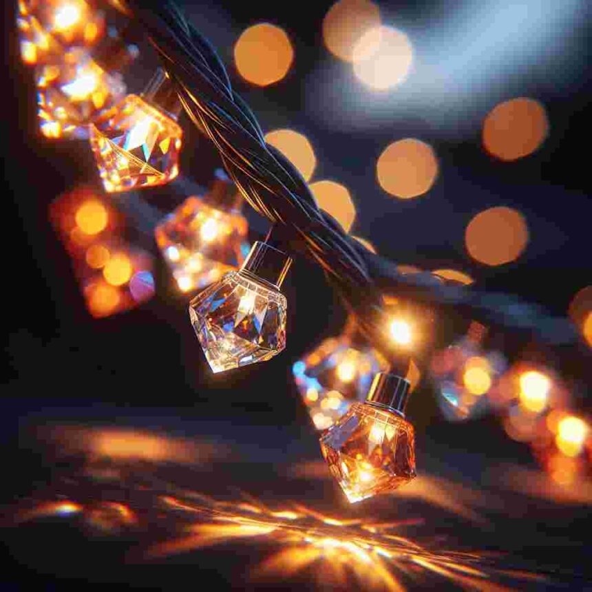 Lichterkette Diamanten Led