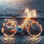 Lichterkette Fahrrad
