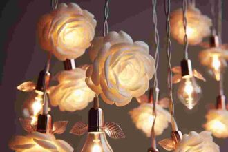 Lichterkette Mit Rosen