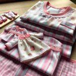 Mädchen Nachthemd Mit Puppennachthemd