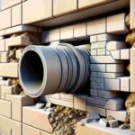 Mauerdurchführung Wasserleitung