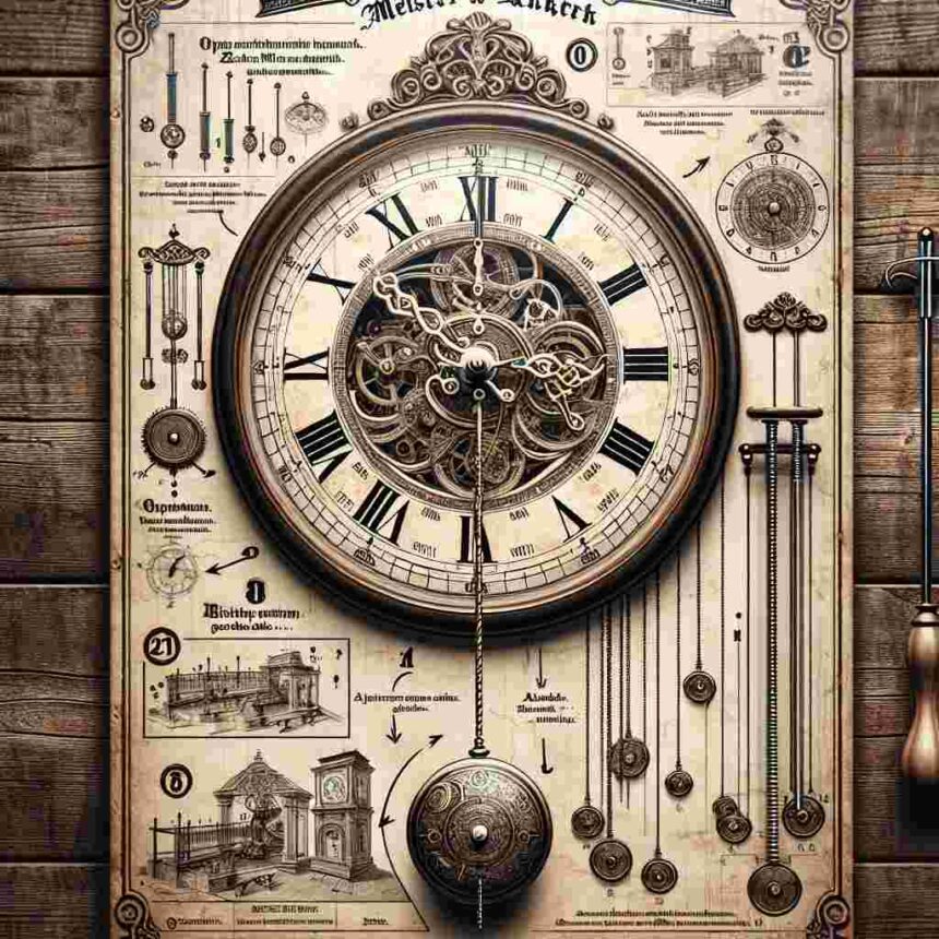 Meister Anker Wanduhr Pendeluhr Bedienungsanleitung