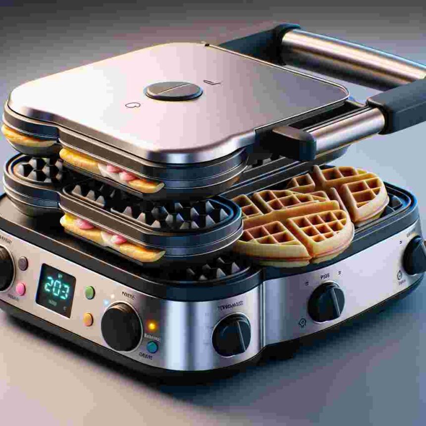 Quigg Waffeleisen 3 In 1