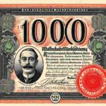 Reichsbanknote 1000 Mark 1910 Rotes Siegel Wert