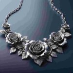 Rose Schmuck Kette