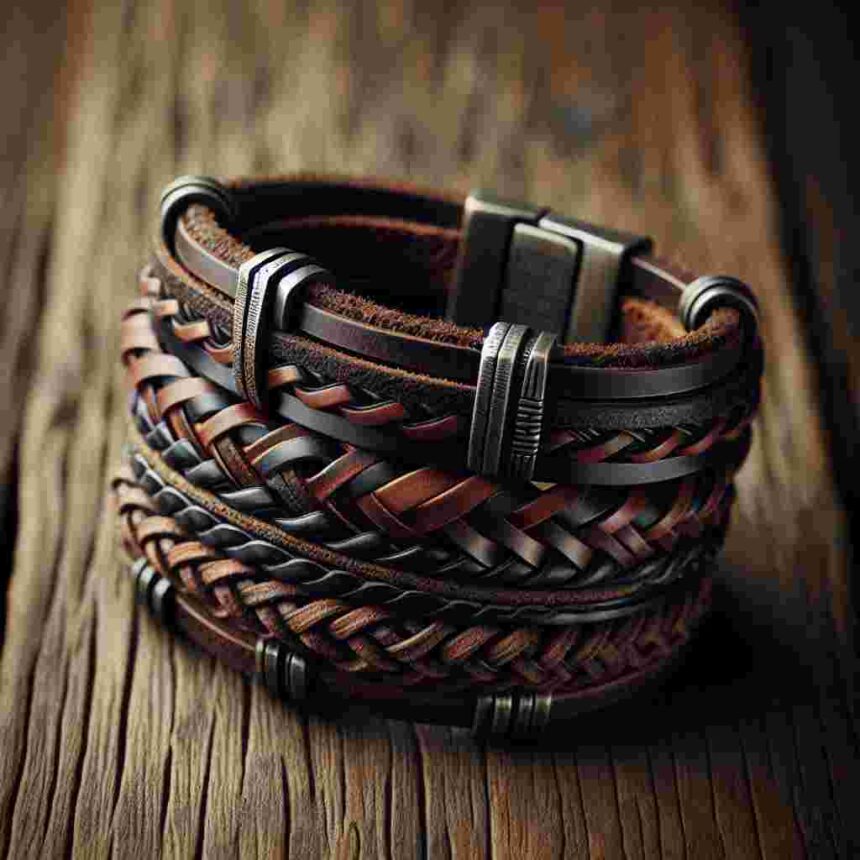 Schmuck Lederarmband